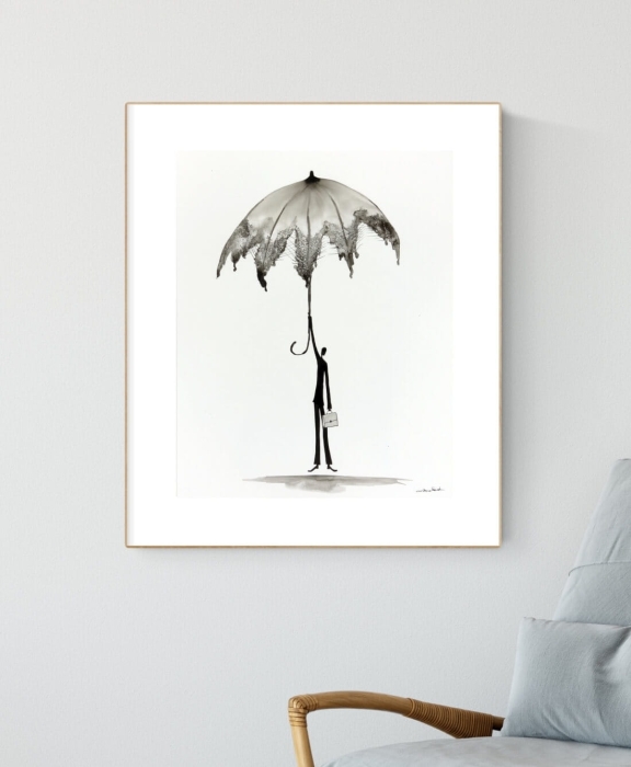 grafika 40 x 50 cm ręcznie malowana, nowoczesne obraz do salonu