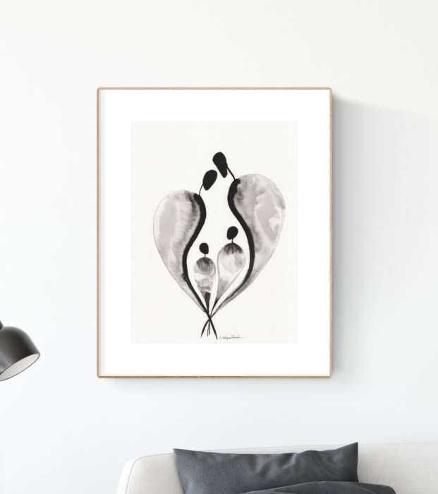 grafika  30/40, abstrakcja do salonu