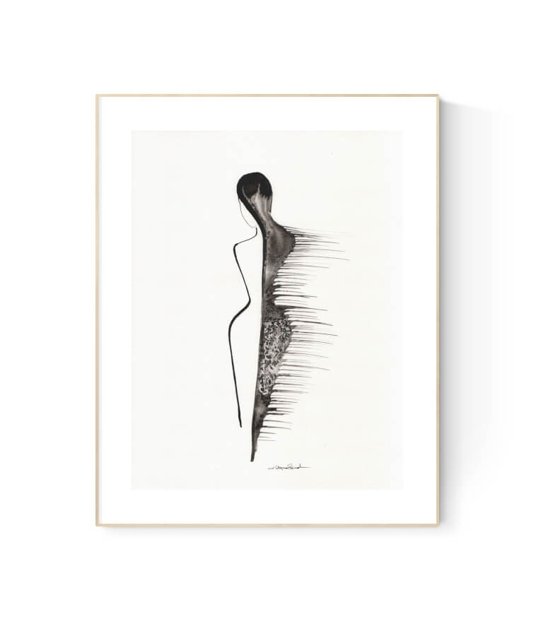 Grafika postacie, czarno-białe grafiki na ścianę do salonu