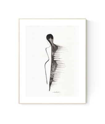 Grafika postacie, czarno-białe grafiki na ścianę do salonu