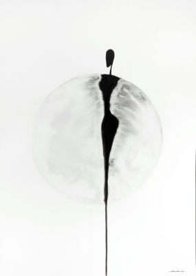 zestaw 2 obrazów 50 x 70 cm, minimalizm