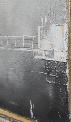 Obraz na płótnie abstrakcja loft , nowoczesny obraz industrial 60x80 cm