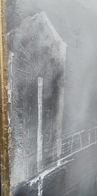 Obraz na płótnie abstrakcja loft , nowoczesny obraz industrial 60x80 cm