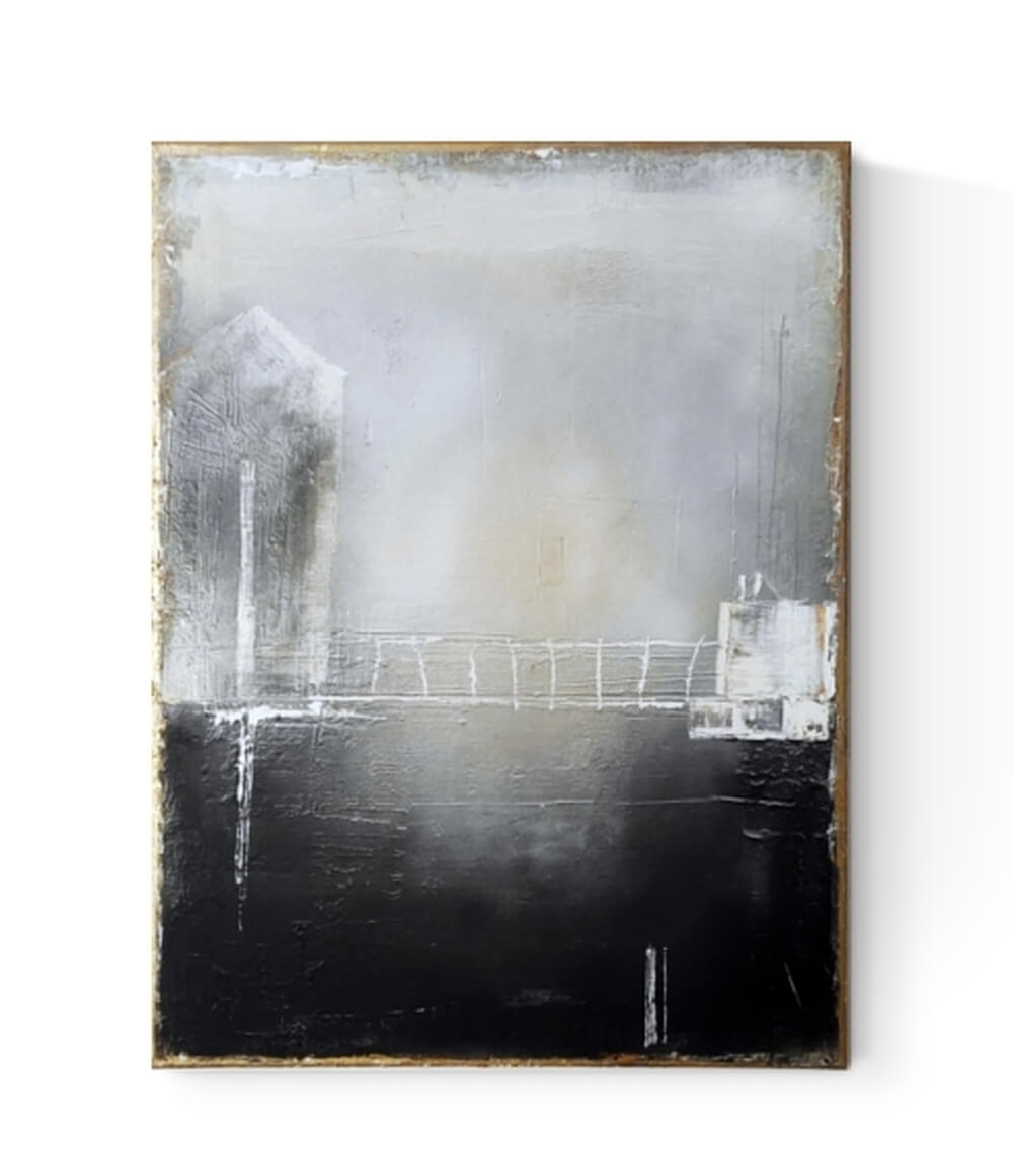 Obraz na płótnie abstrakcja loft , nowoczesny obraz industrial 60x80 cm
