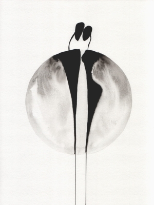 zestaw 3 grafik 30 x 40 cm, abstrakcja