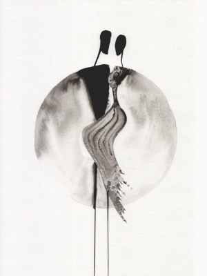 zestaw 3 grafik 30 x 40 cm, abstrakcja