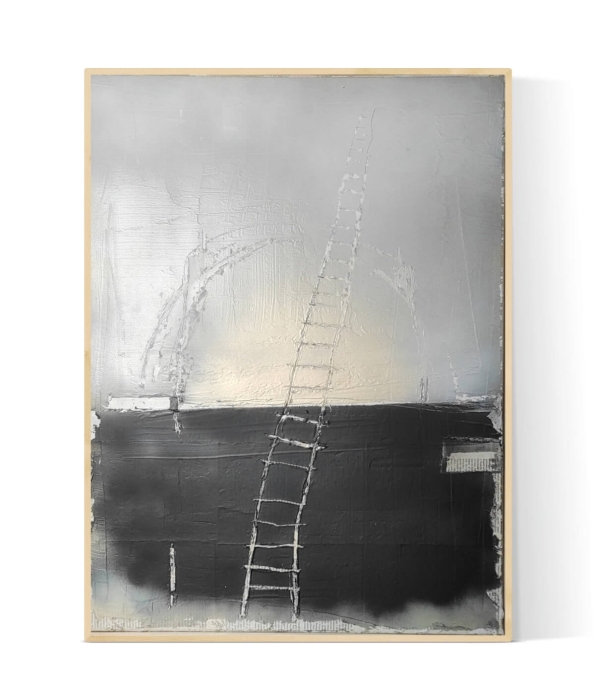 Nowoczesna abstrakcja, malarstwo współczesne obraz 60x80 