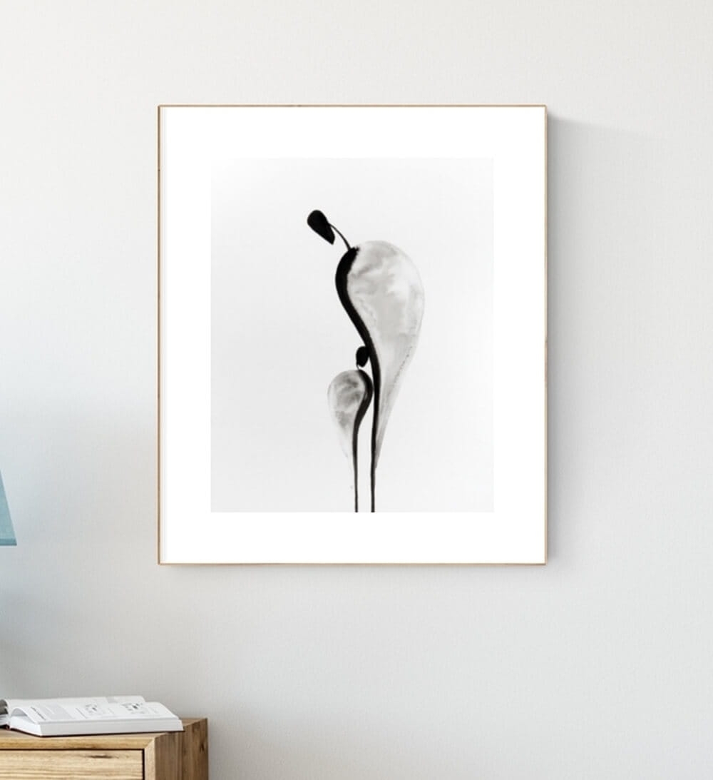 grafika 40 x 50 cm ręcznie malowana, nowoczesne obraz do salon