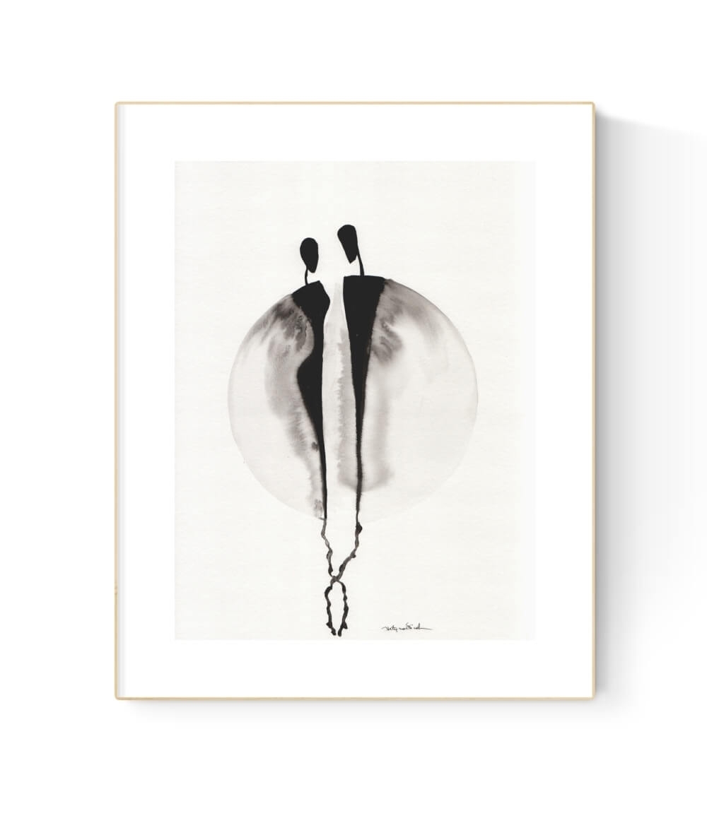 grafika 30/40, abstrakcja do salonu