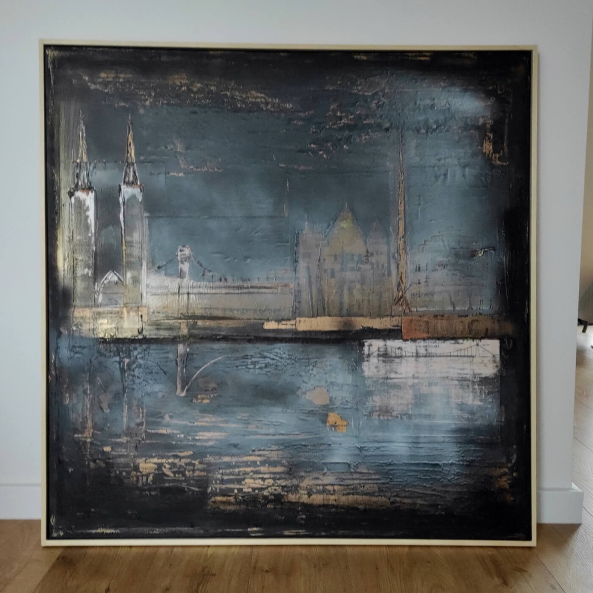 Obraz na płótnie Wrocław 100x100 nowoczesny obraz industrial