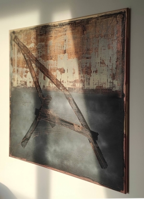 Obraz na płótnie 100x100 nowoczesny obraz industrial