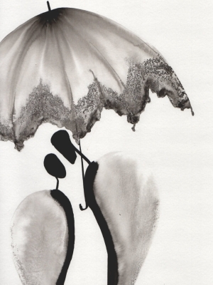 grafika 40 x 50 cm ręcznie malowana, nowoczesne obraz do salonu