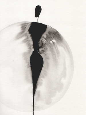 zestaw 3 grafik 40/50, styl skandynawski, abstrakcja