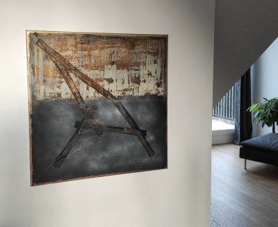 Obraz na płótnie 100x100 nowoczesny obraz industrial