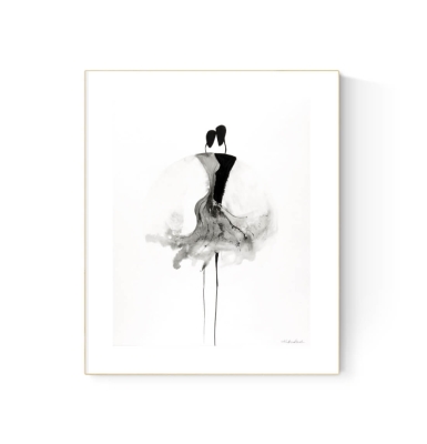 grafika 40 x 50 cm ręcznie malowana, nowoczesne obraz do salonu