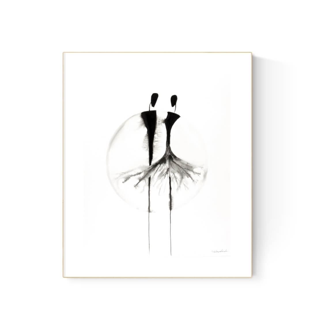 grafika 40 x 50 cm ręcznie malowana, nowoczesne obraz do salonu
