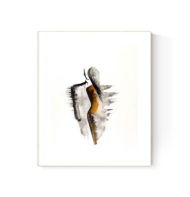 grafika 40 x 50 cm ręcznie malowana, nowoczesne obraz do salonu
