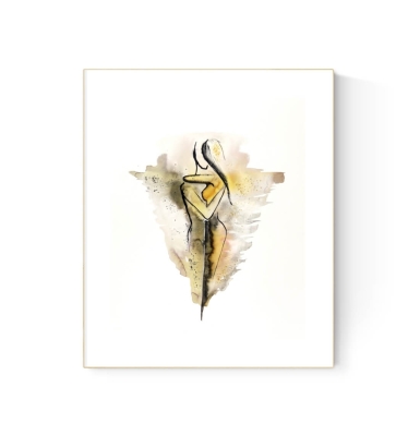 grafika 40 x 50 cm ręcznie malowana, nowoczesne obraz do salonu