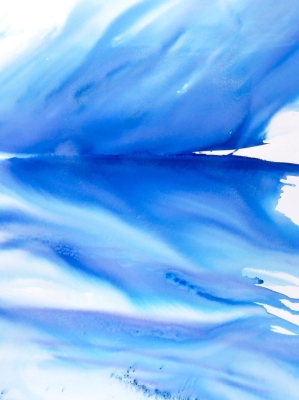 Nowoczesny obraz do salonu abstrakcja pastelowa 70x100 duża