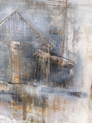 Obraz loftowy industrialny, 100x100, abstrakcja nowoczesny obraz do salonu loft