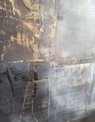 Obraz loftowy industrialny, 100x100, abstrakcja nowoczesny obraz do salonu loft