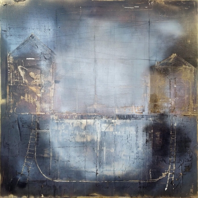 Obraz loftowy industrialny, 100x100, abstrakcja nowoczesny obraz do salonu loft