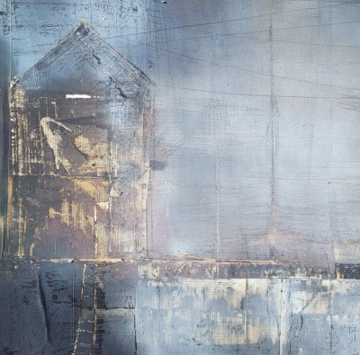 Obraz loftowy industrialny, 100x100, abstrakcja nowoczesny obraz do salonu loft