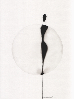 zestaw 2 grafik 30 x 40 cm, abstrakcja