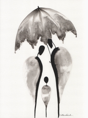 zestaw 2 grafik 30 x 40 cm, abstrakcja
