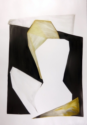 Duża abstrakcja do salonu, 70x100