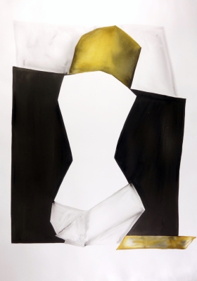 Duża abstrakcja do salonu, 70x100