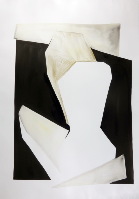 Duża abstrakcja do salonu, 70x100
