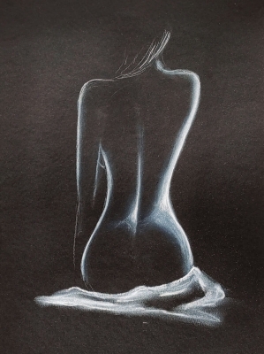zestaw 3 zmysłowych aktów 30 x 40 cm