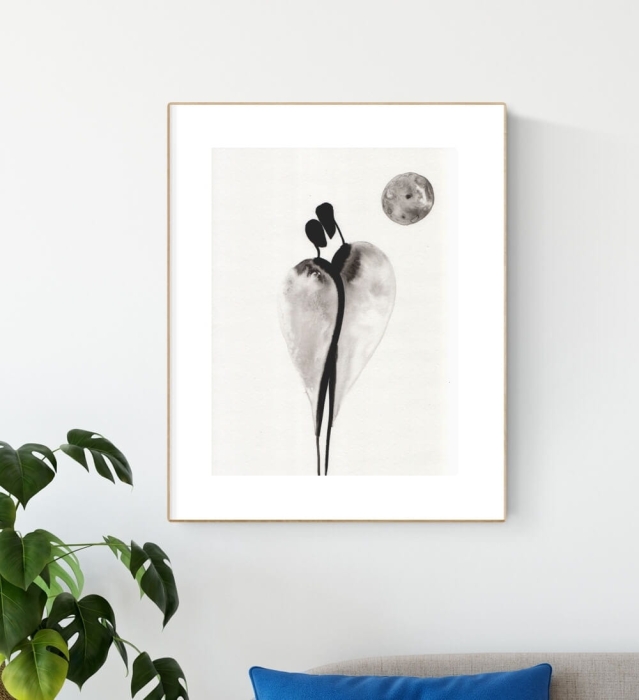 grafika  30/40, abstrakcja do salonu 