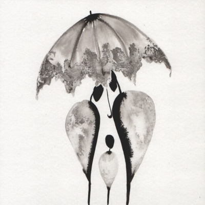 tryptyk pionowy 20 x 20 cm, minimalizm