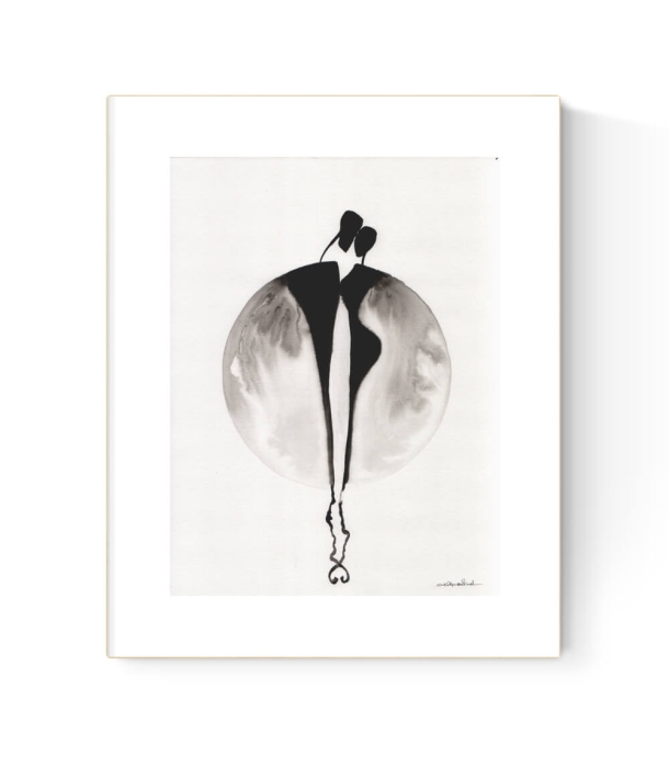 grafika  30/40, abstrakcja do salonu