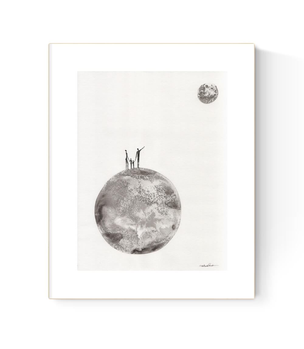 grafika 30/40, abstrakcja do salonu