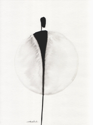 zestaw 2 grafik 30 x 40 cm, abstrakcja