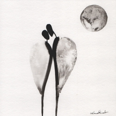 tryptyk pionowy 20 x 20 cm, minimalizm