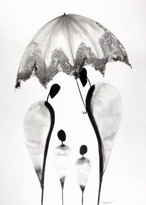 zestaw 2 obrazów 50 x 70 cm, minimalizm