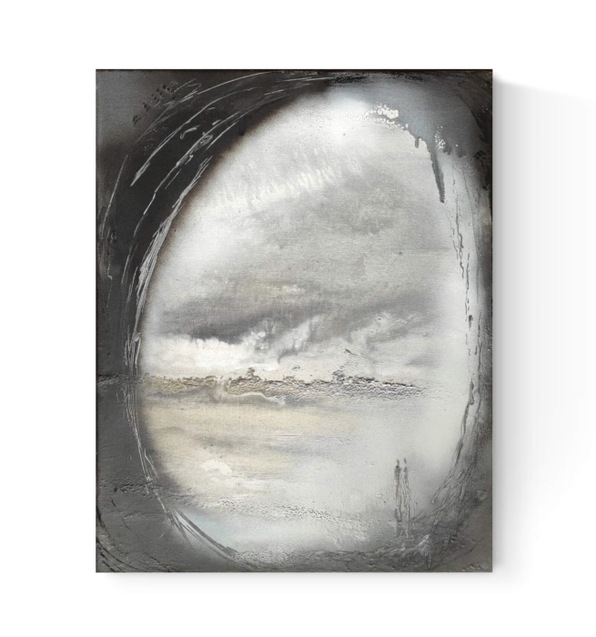 Nowoczesny obraz malowany, abstrakcja do salonu malarstwo