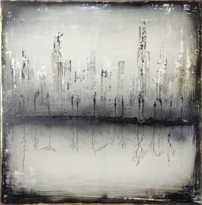 Obraz malowany na płótnie 120 x 120 cm
