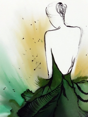 abstrakcja 30x40, akwarela