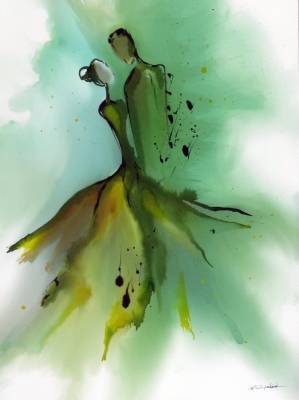 abstrakcja 30x40, akwarela