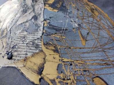 Obrazy nowoczesne abstrakcja loft, ręcznie malowany