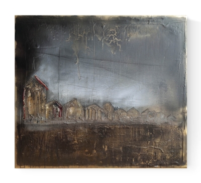 Nowoczesna abstrakcja 115x100, duży obraz na płótnie