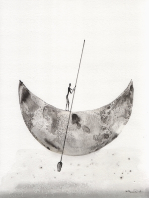 zestaw 2 grafik 30 x 40 cm, abstrakcja