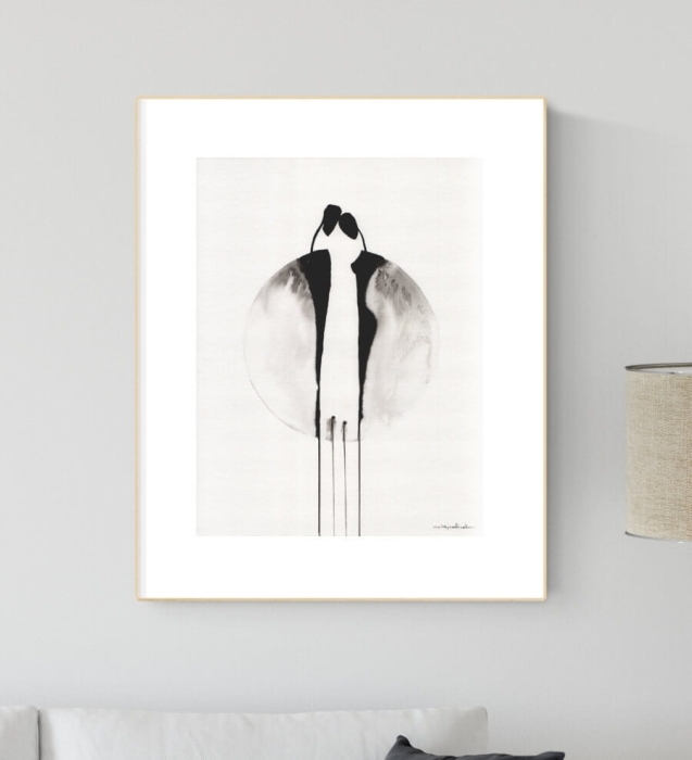 grafika  30/40, abstrakcja do salonu