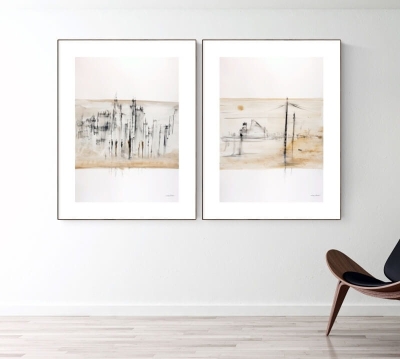 zestaw obrazów 50x70, abstrakcja