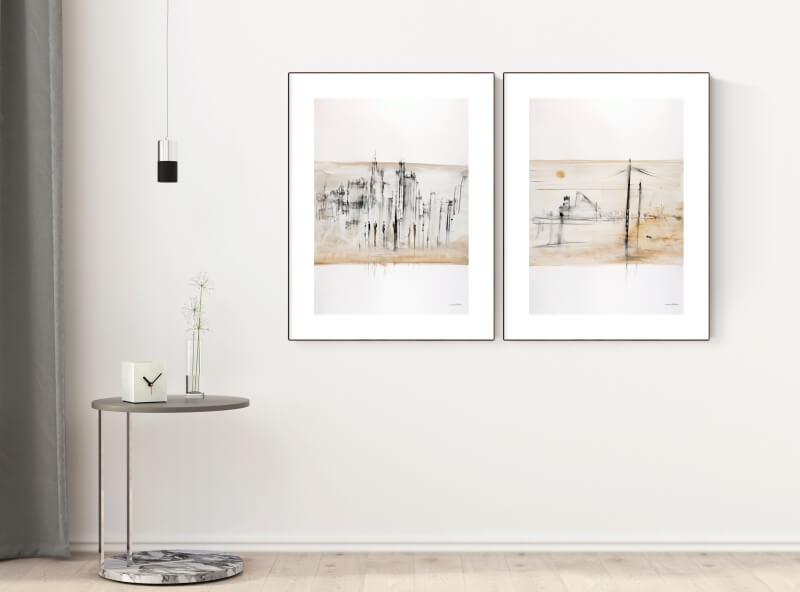 zestaw obrazów 50x70, abstrakcja